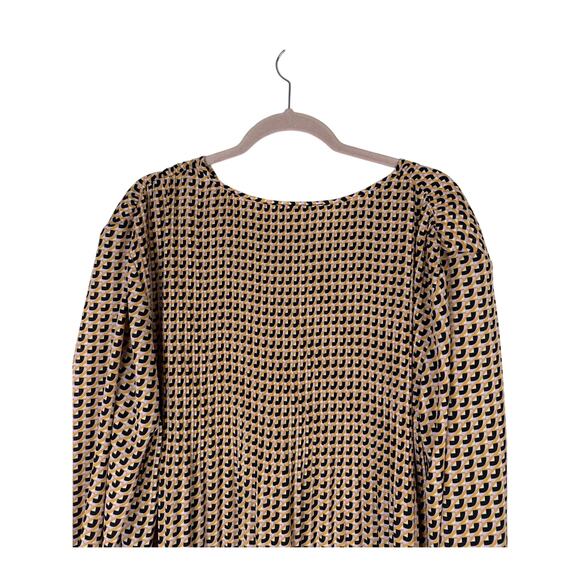 DR2 Daniel Rainn Pink Orange Black Geometric Pattern Flowy Blouse Top Size XXL - Picture 5 of 9